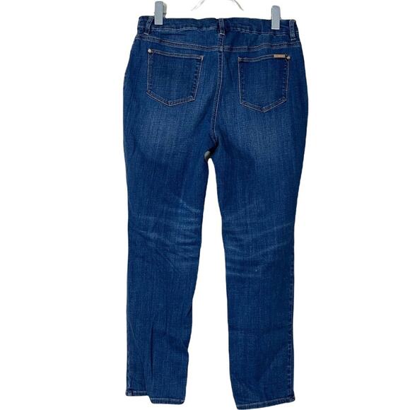 Chico’s Jeans Girlfriend Slim Leg High Rise Ankle Chico's Size 1.5 - Size 10 - Picture 2 of 7